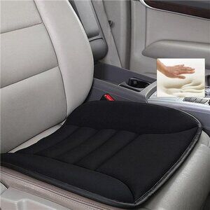 Memory Foam Car Seat Cushion Pain Relief Comfort Pad Office Home Chair Black
